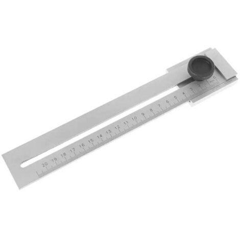 Règle de marquage parallèle de 200 mm, acier au carbone, outil de mesure de longueur
