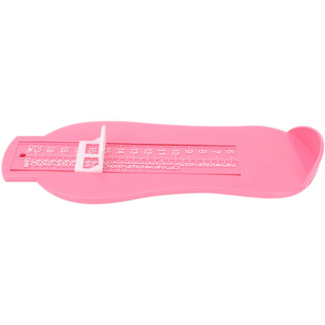 Règle de Mesure de Pieds pour Bébé - Jauge de Pointure Enfant en Rose