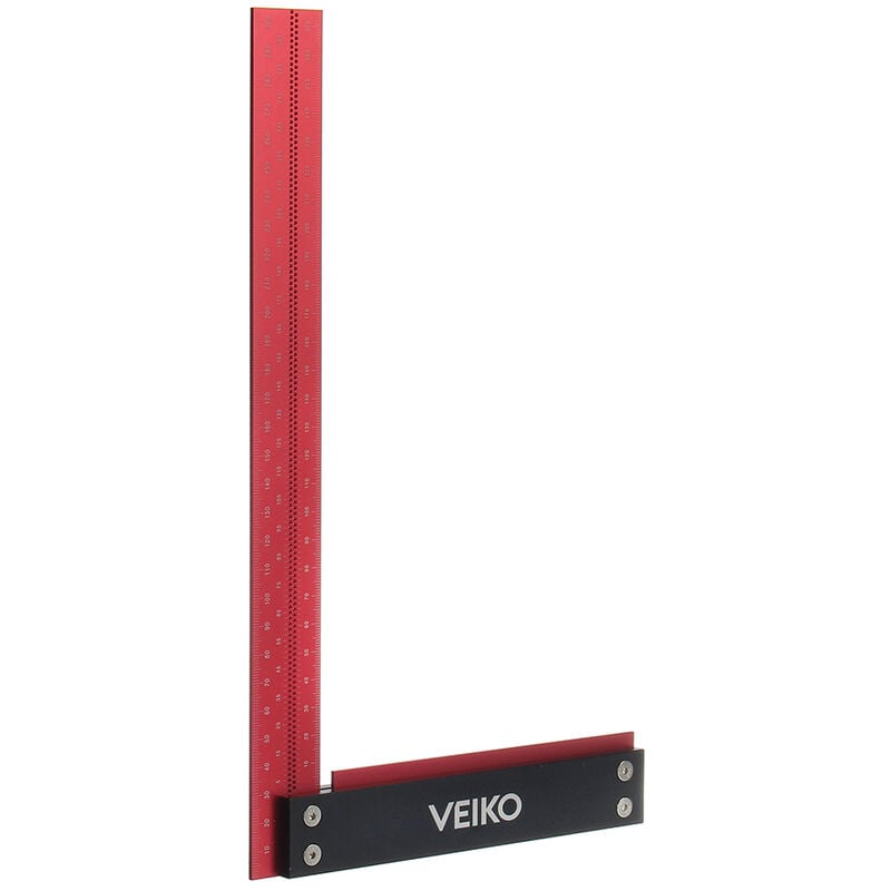 Règle de mesure de vitesse en t garantie 300 mm pour mesurer et marquer les menuisiers, charpentiers, cadre en alliage d'aluminium