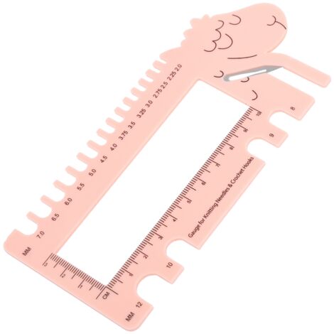 Règle de Mesure en Forme de Mouton pour Crochet et Tricot