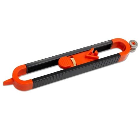Règle de précision pour le travail du bois – Règle de traçage de profil verrouillable avec rayon d'irrégularité réglable pour des mesures précises