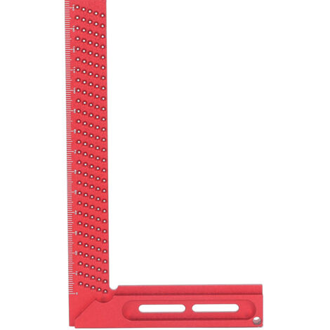 Règle de traçage à 90° et 45° en alliage d'aluminium pour menuiserie, outil de mesure 160mm