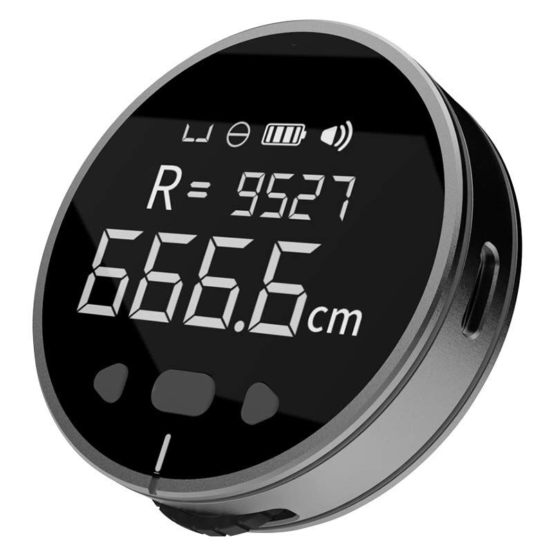 Règle électronique 8 en 1 avec écran LCD 99 m Haute précision Outil de mesure de la longueur Longue Veille Rechargeable