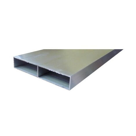 Règle en aluminium de maçon 180400 – Longueur 4000 mm – Largeur 10 mm – Épaisseur 1.8 mm pour surfaces lisses – Outibat
