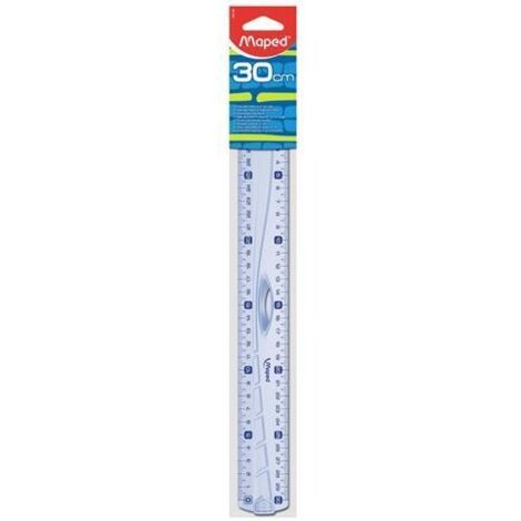 Règle géométrique MAPED 30 cm - Double face, précise