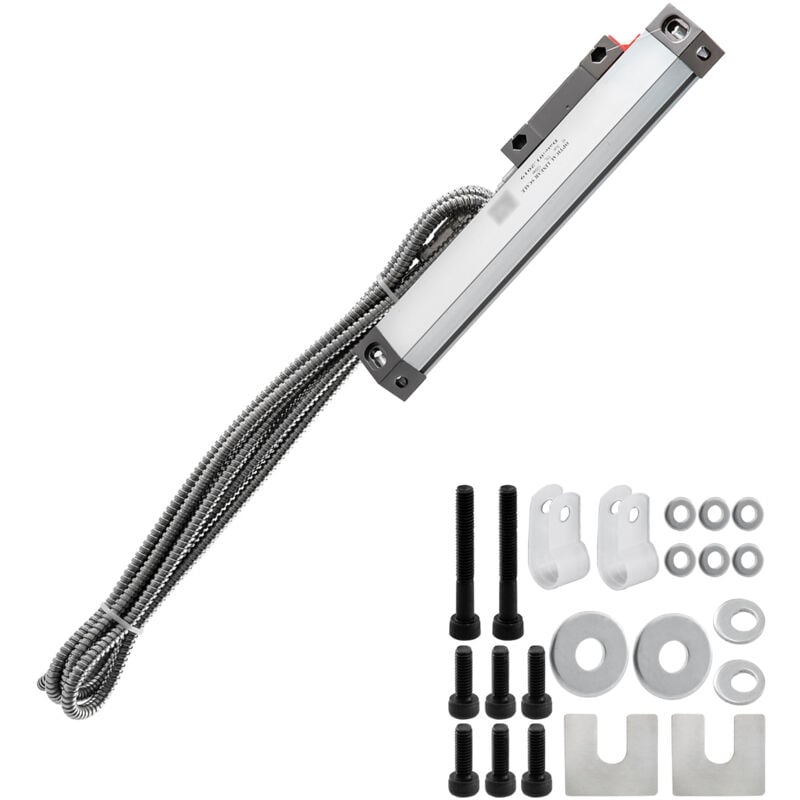 Mophorn - Règle linéaire pour tour échelle en verre de 150 mm avec haute précision de 0,0002', échelle optique linéaire de précision, corps en