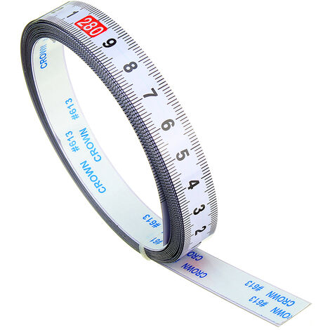 Mètre ruban adhésif de table - Lecture métrique de 0 à 95 mm