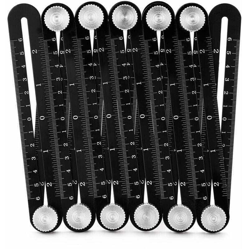 Image of Règle Multifonction 12 Plis En Aluminium Pour Mesure Angles Carrelage