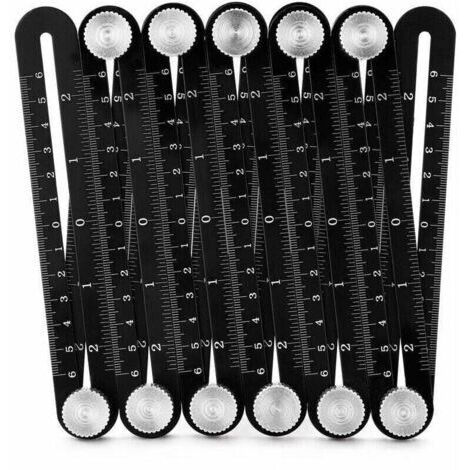 Règle Multifonction 12 Plis En Aluminium Pour Mesure Angles Carrelage