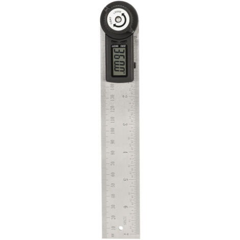 Règle numérique d'angle 2 en 1 pour menuiserie, mesureur électronique de précision