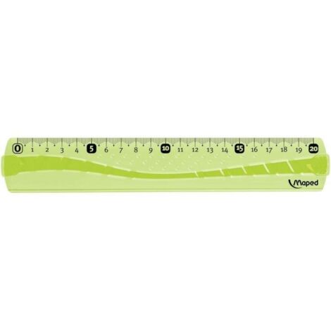 Règle plate incassable Twist'n flex MAPED - 20 cm - Vert/Bleu