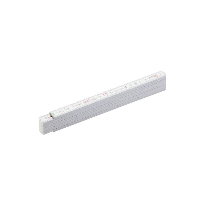 Stabila - 14557 1407 mètre pliant en bois blanc 2 m