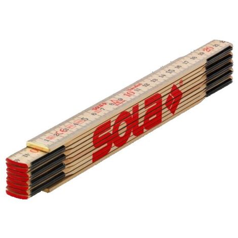 Règle pliante en bois Sola H 2/10 2 m