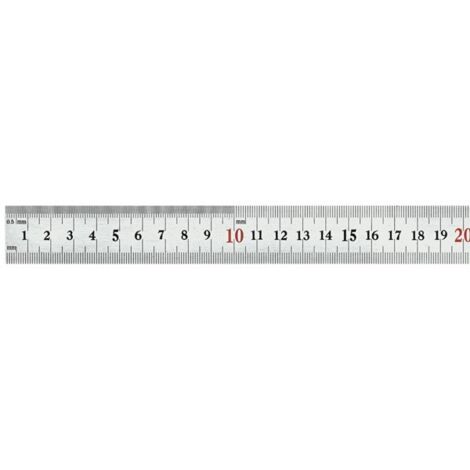 RÈGLE SEMI RIGIDE ACIER INOXYDABLE - 300X25X0,7