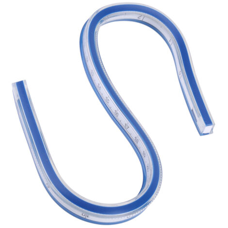 Règle souple de 30 cm pour dessin, couture et travaux créatifs