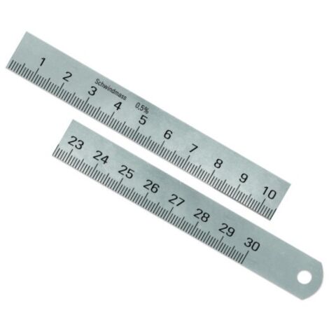 Règle spéciale METRICA 25018 – 500 mm inox mat graduation retrait % modélisme