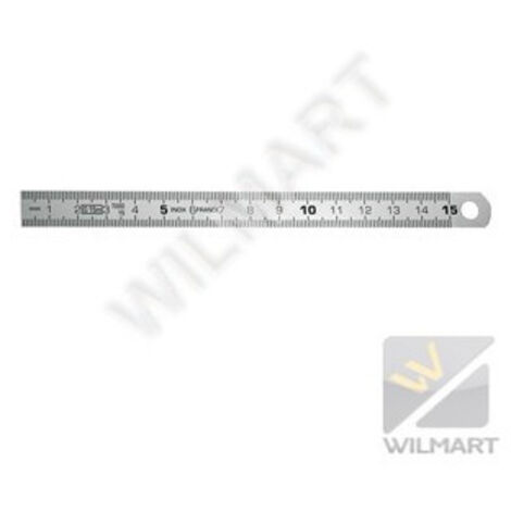 Réglet inox flexible 15cm - WILMART - 105002