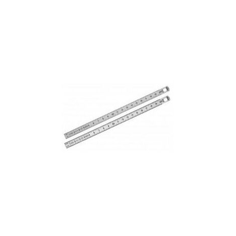 Reglet réf caractéristiques inox 1/2 rigidelongueur 500 mm largeur 25 mm