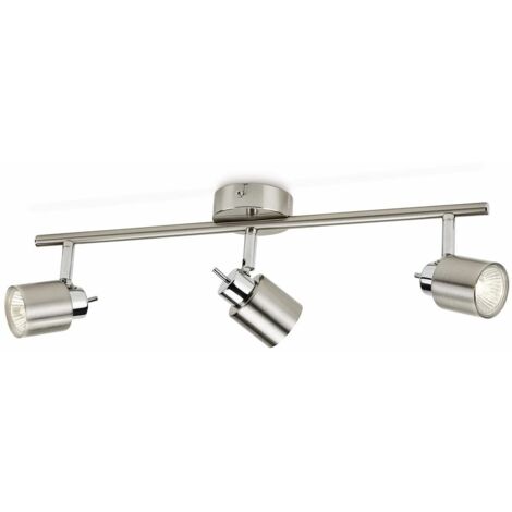 REGLETA 3 ELEMENTOS GU10 MOD. MERANTI PHILIPS