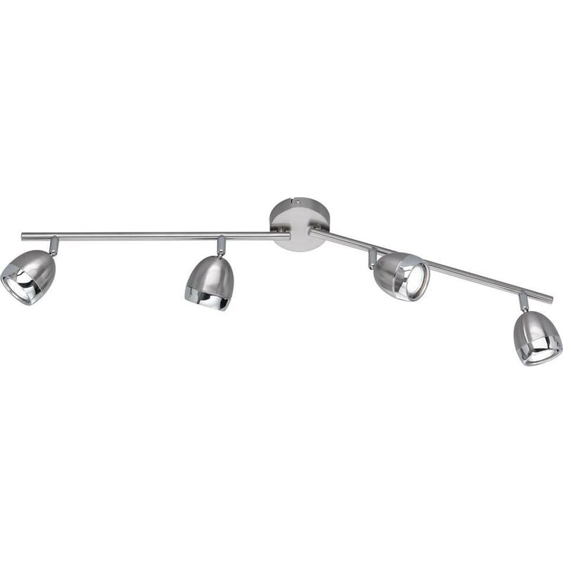 

Regleta 4 focos led gu10 3w nantes niquel