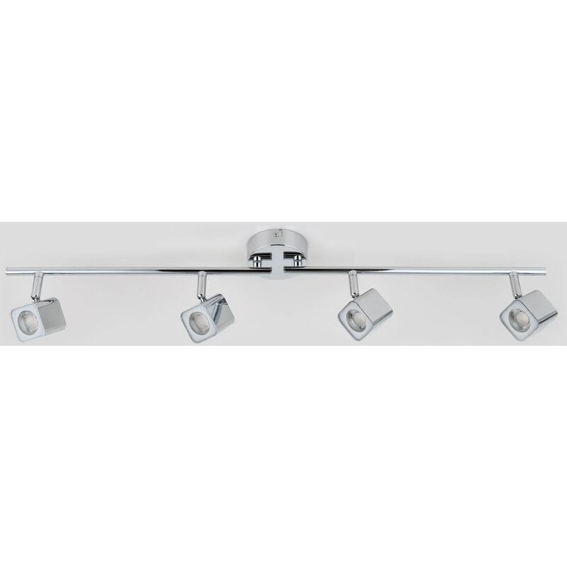 

LÚZETE - REGLETA 4 LUCES LED DICE 4x4W 4000K CROMO