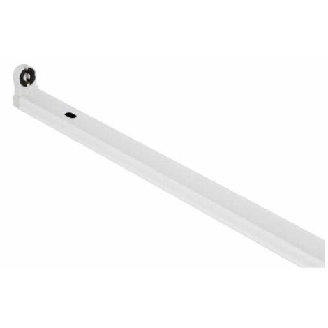 Regleta batten 1xg13 t8 led 120cm l.121xan.3,5xal.4,5cm blanco