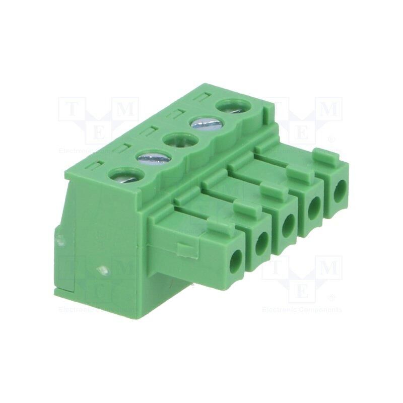 

Regleta Bornas Hembra 5Pin Paso 3,81mm