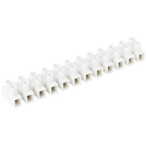 Regleta conexion cable 2.8 mm. 12 polos