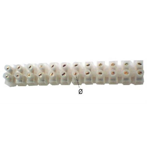 Regleta conexion cable 4.2 mm. 12 uds.