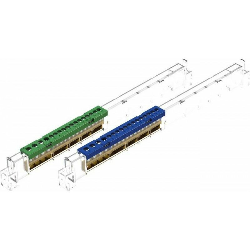 

Regleta conexión terminal TT PE 13x6+4x16mm² verde 113PE - Solera