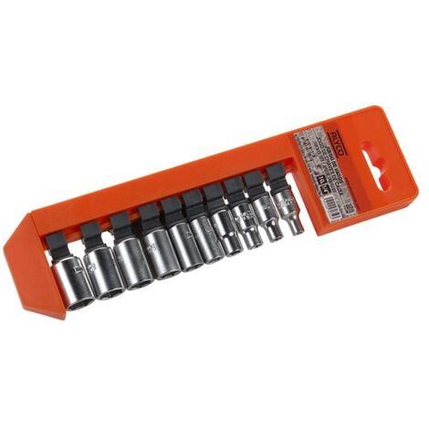 REGLETA DE 10 VASOS DE 1/4" VASOS ALYCO ORANGE