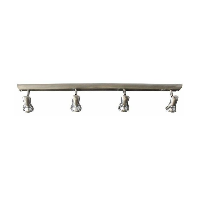 

Regleta de 4 focos NEW FLIPPER NIQUEL SATINADO CRISTALRECORD 002-2888-4-053