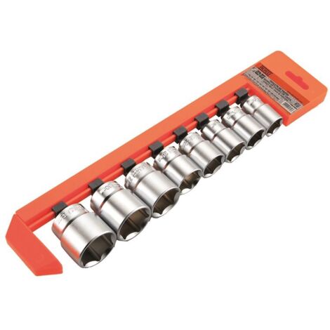 REGLETA DE 8 VASOS DE 1/2" ALYCO ORANGE
