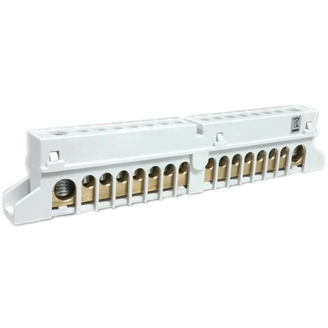 Regleta de bornes Gewiss para cuadro eléctrico 1x35 + 7x10 GW40401