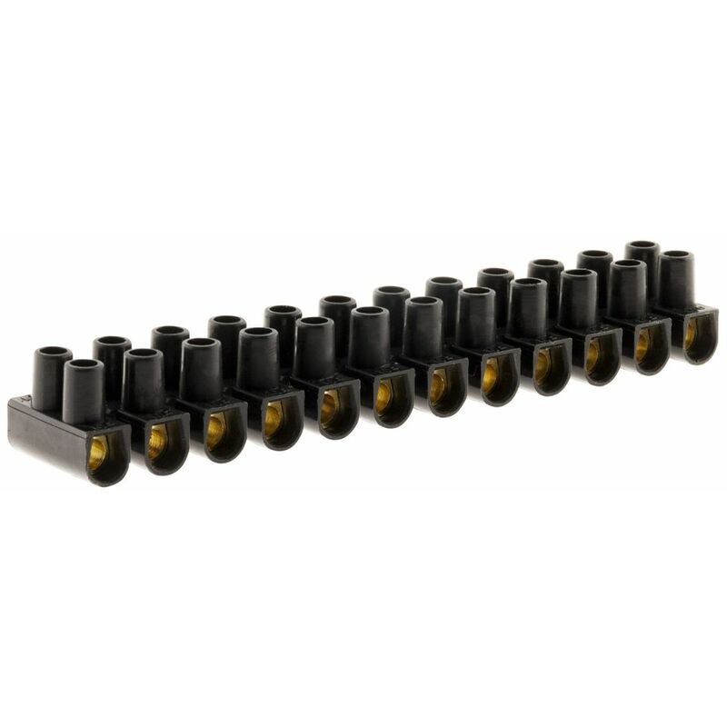 

Regleta de conexión 10mm² 12 polos negro - Zenitech