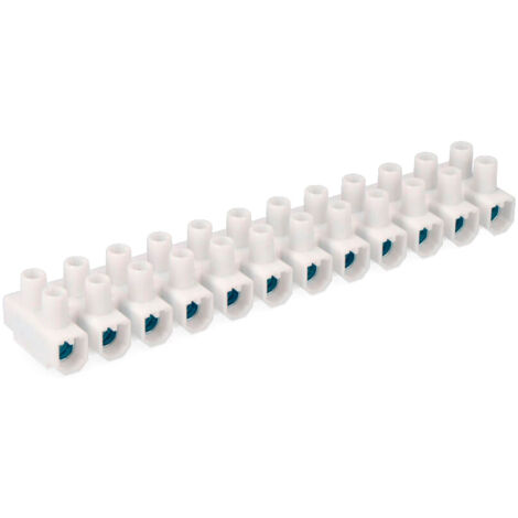 Regleta de conexión 25mm homologada blanca EDM