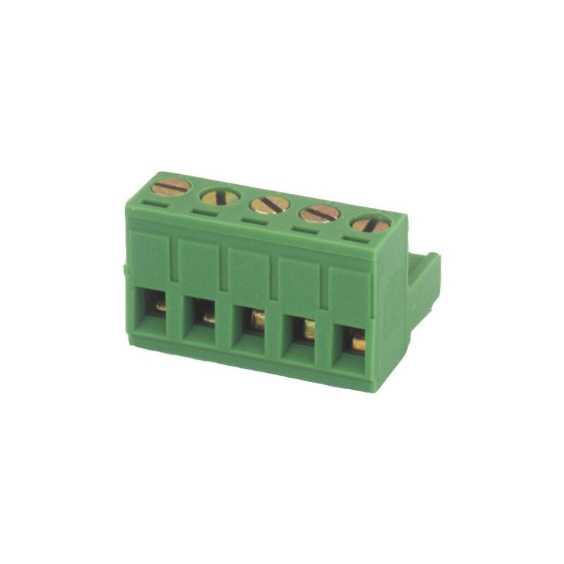 

Regleta de conexión hembra para circuito impreso 5 Contactos Color Verde Electro DH 10.880/F/5 8430552092123