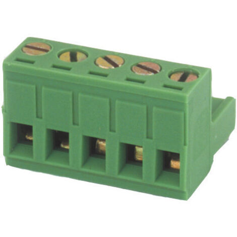 Regleta de conexión hembra para circuito impreso 7 Contactos Color Verde Electro DH 10.880/F/7 8430552092130