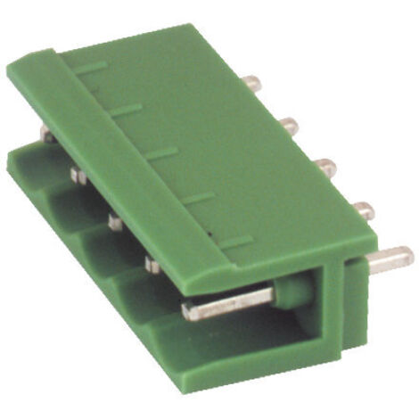 Regleta de conexión macho para circuito impreso 3 Terminales Electro DH Color Verde 10.880/M/3 8430552092161
