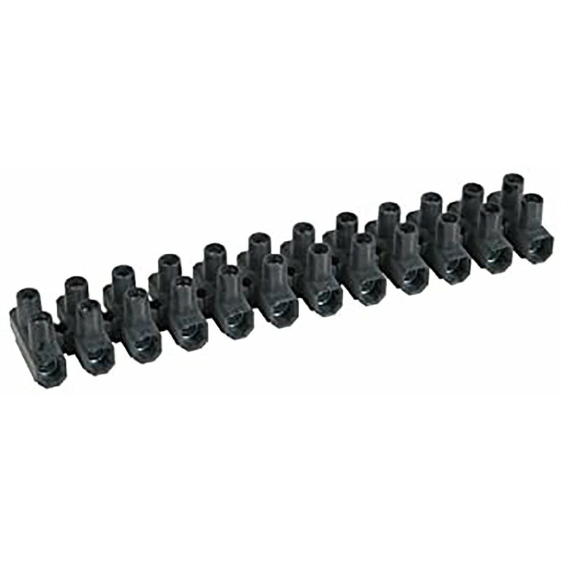 

Regleta de conexión negra sección 6 mm