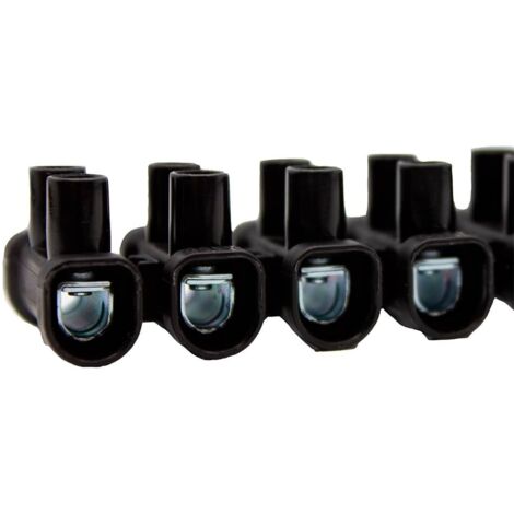 Regleta de empalme 10mm negra LEGRAND 34272
