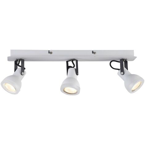 Regleta de techo Heli (3 luces) | Blanco