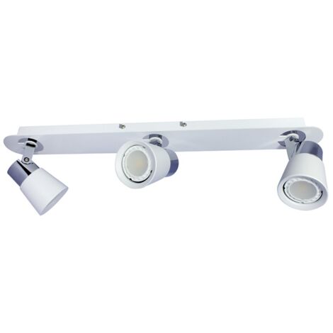 Regleta de techo Iris (3 luces) | Blanco