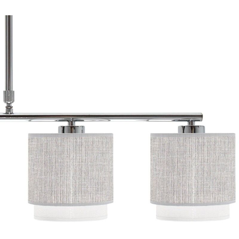 Lampara Kenya gris/blanco 77x14