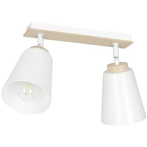 Regleta de techo Tasla Blanco (2 luces)