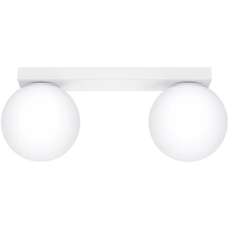 Regleta Eaus blanco, 2 luces