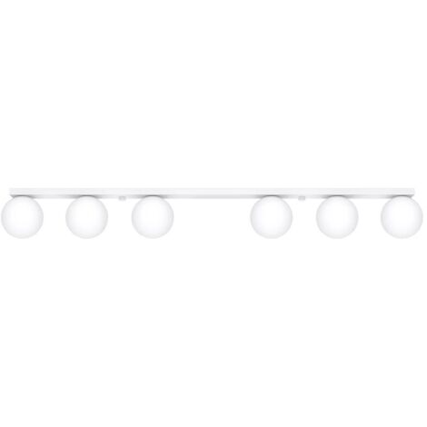 Regleta Eaus blanco, 6 luces