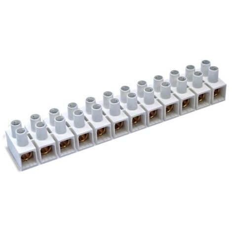 Regleta Electricidad 177X31X28-35Mm Conexion Famat  Blanco 125A 235