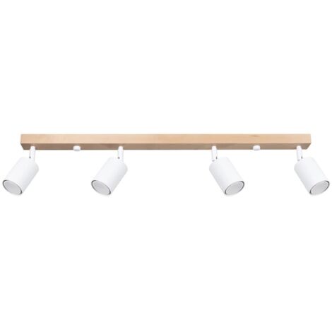 Regleta Elluae blanco, 4 luces