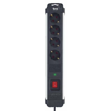 Regleta Enchufes 4 Tomas con interruptor TM Electron 230 V